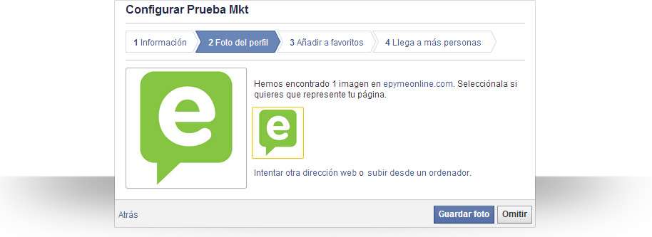 Agregar foto de perfil