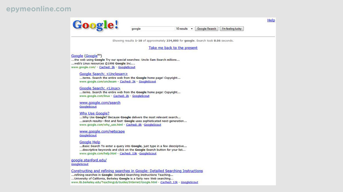 Viejo Google